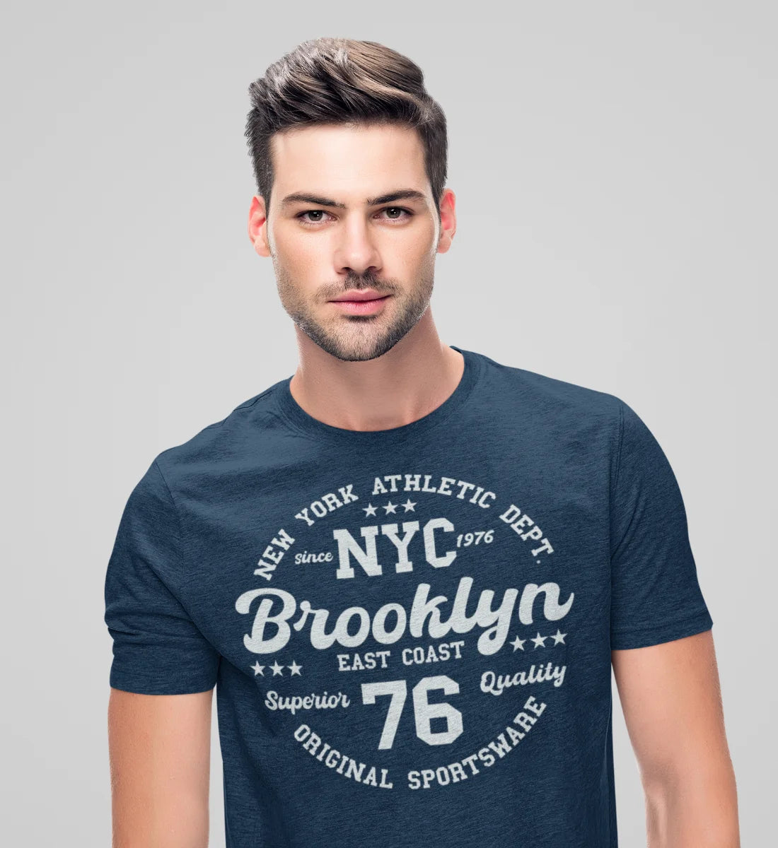 College Design New York Athletic Department Brooklyn NYC Original Sportsware Superior Quality - Herren Premium Organic Shirt