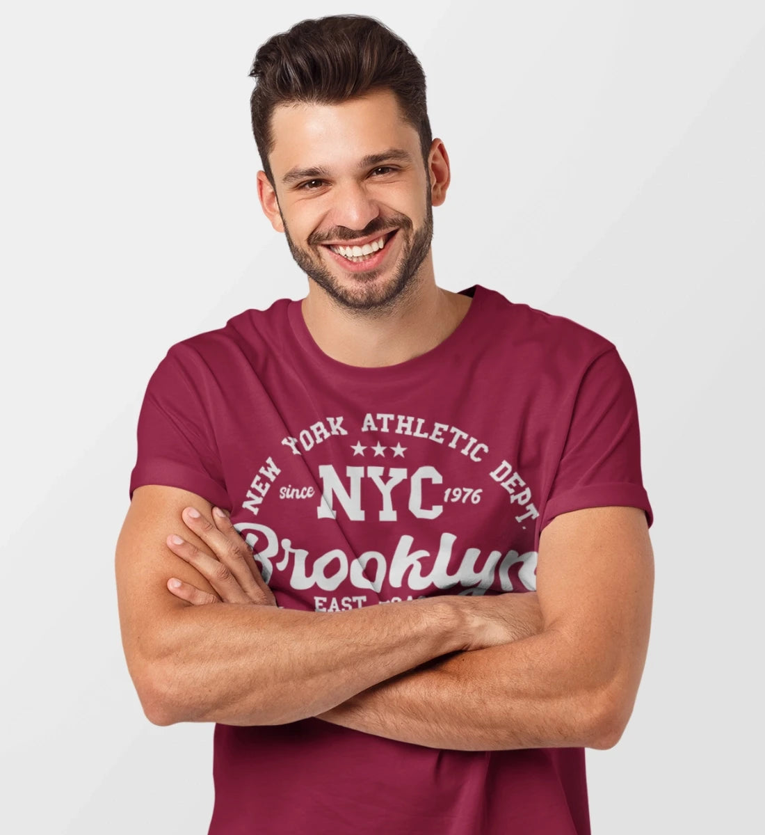 College Design New York Athletic Department Brooklyn NYC Original Sportsware Superior Quality - Herren Premium Organic Shirt