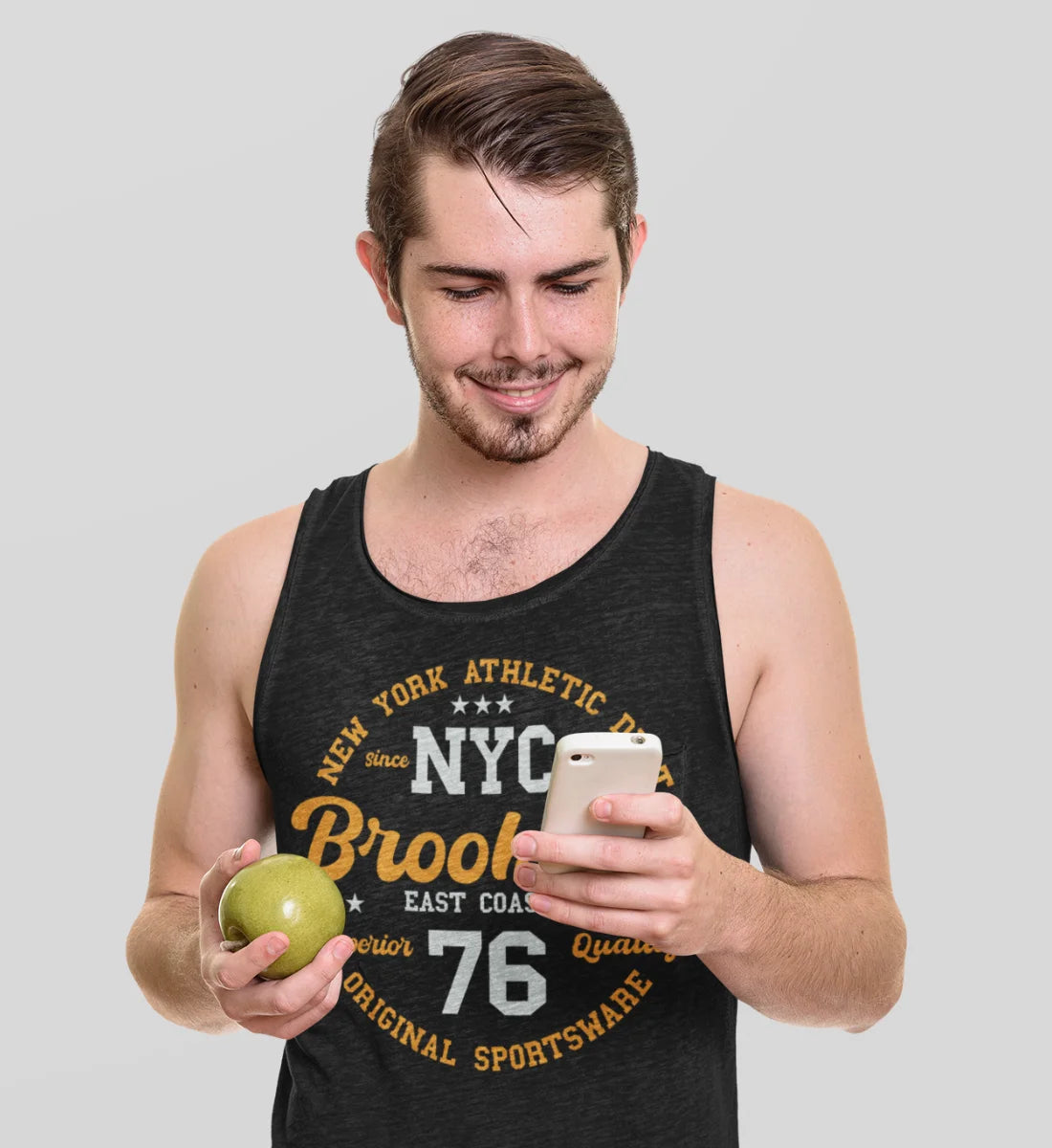 College Design New York Athletic Department Brooklyn NYC Original Sportsware Superior Quality - Herren Tanktop