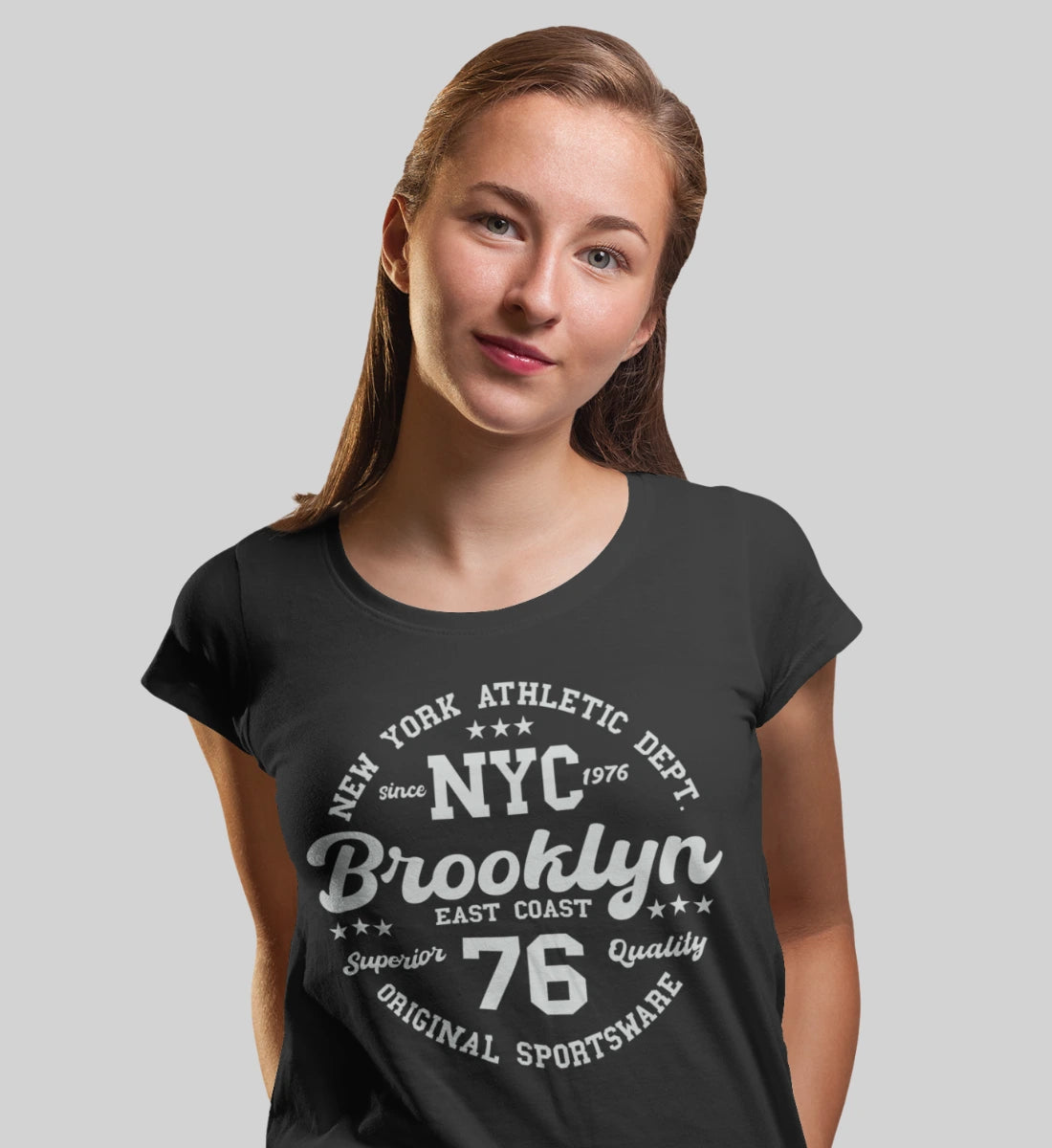 College Design New York Athletic Department Brooklyn NYC Original Sportsware Superior Quality - Damenshirt