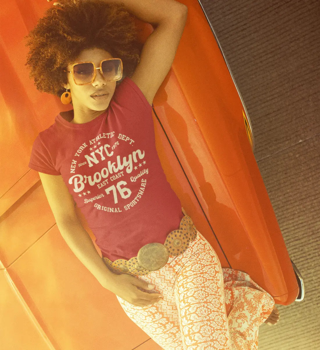 College Design New York Athletic Department Brooklyn NYC Original Sportsware Superior Quality - Damenshirt