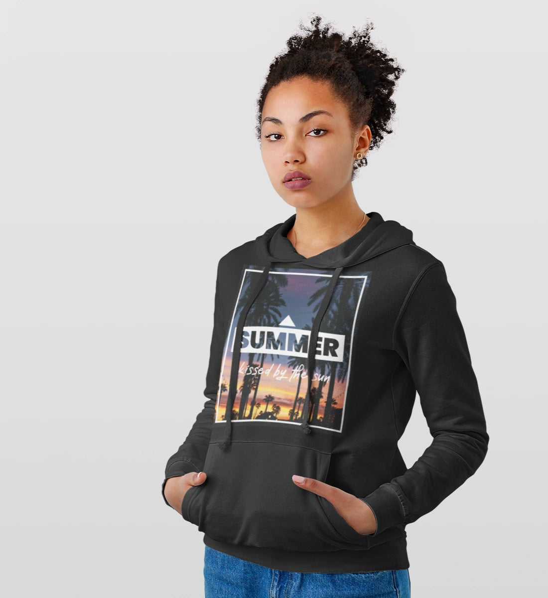 Summer - kissed by the sun - Damen Organic Hoodie ST/ST