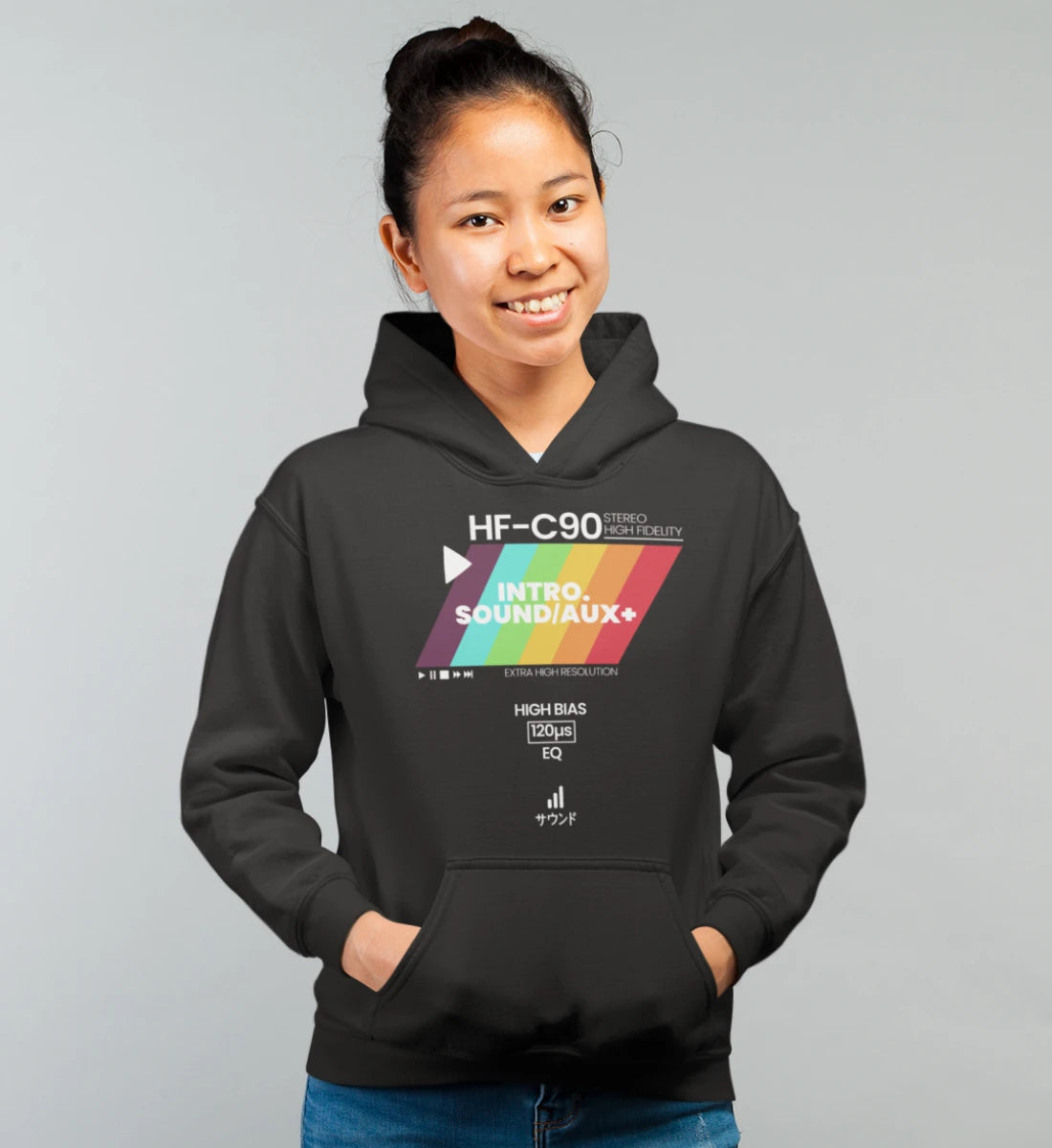 Retro Audio Tape Design - Damen Organic Hoodie ST/ST