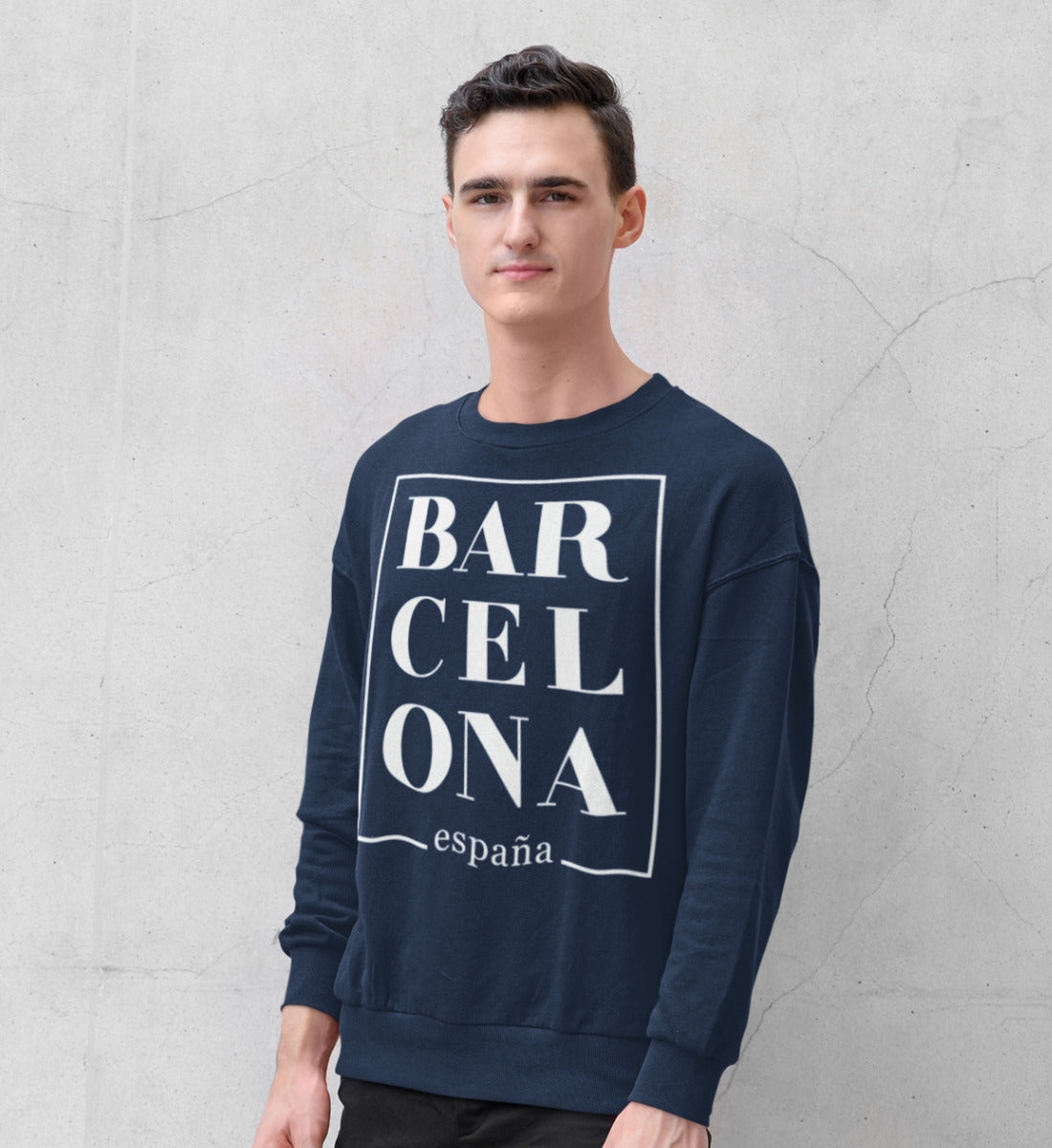 Barcelona - España - Unisex Organic Sweatshirt ST/ST