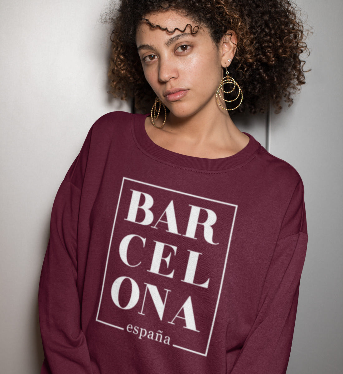 Barcelona - España - Unisex Organic Sweatshirt ST/ST