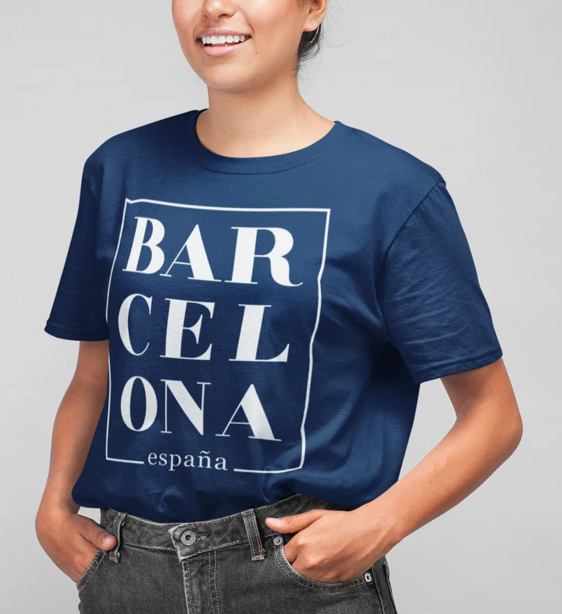 Barcelona - España - Damen Premium Organic Shirt