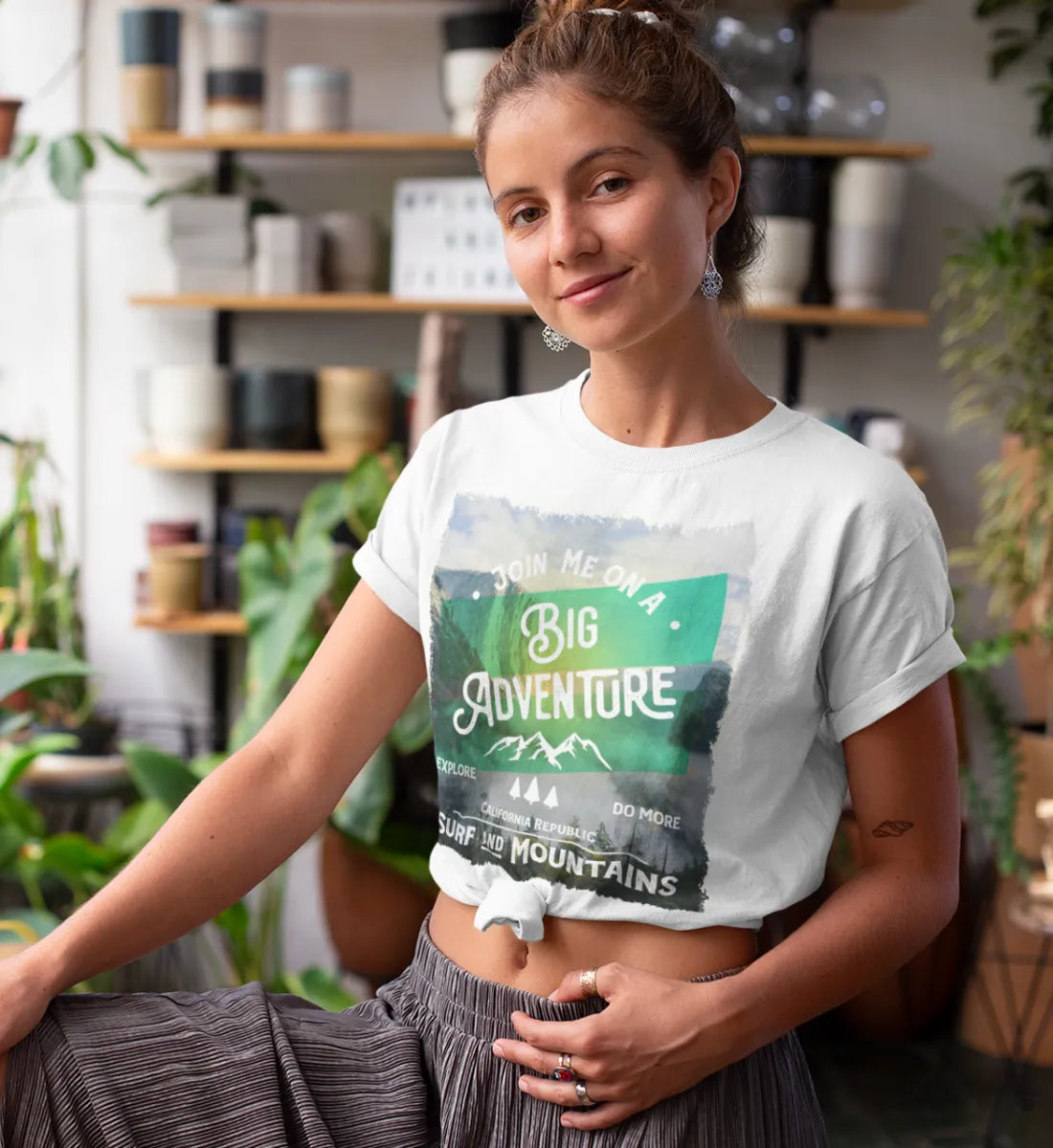 Big Adventure California - Surf & Mountains - Damenshirt