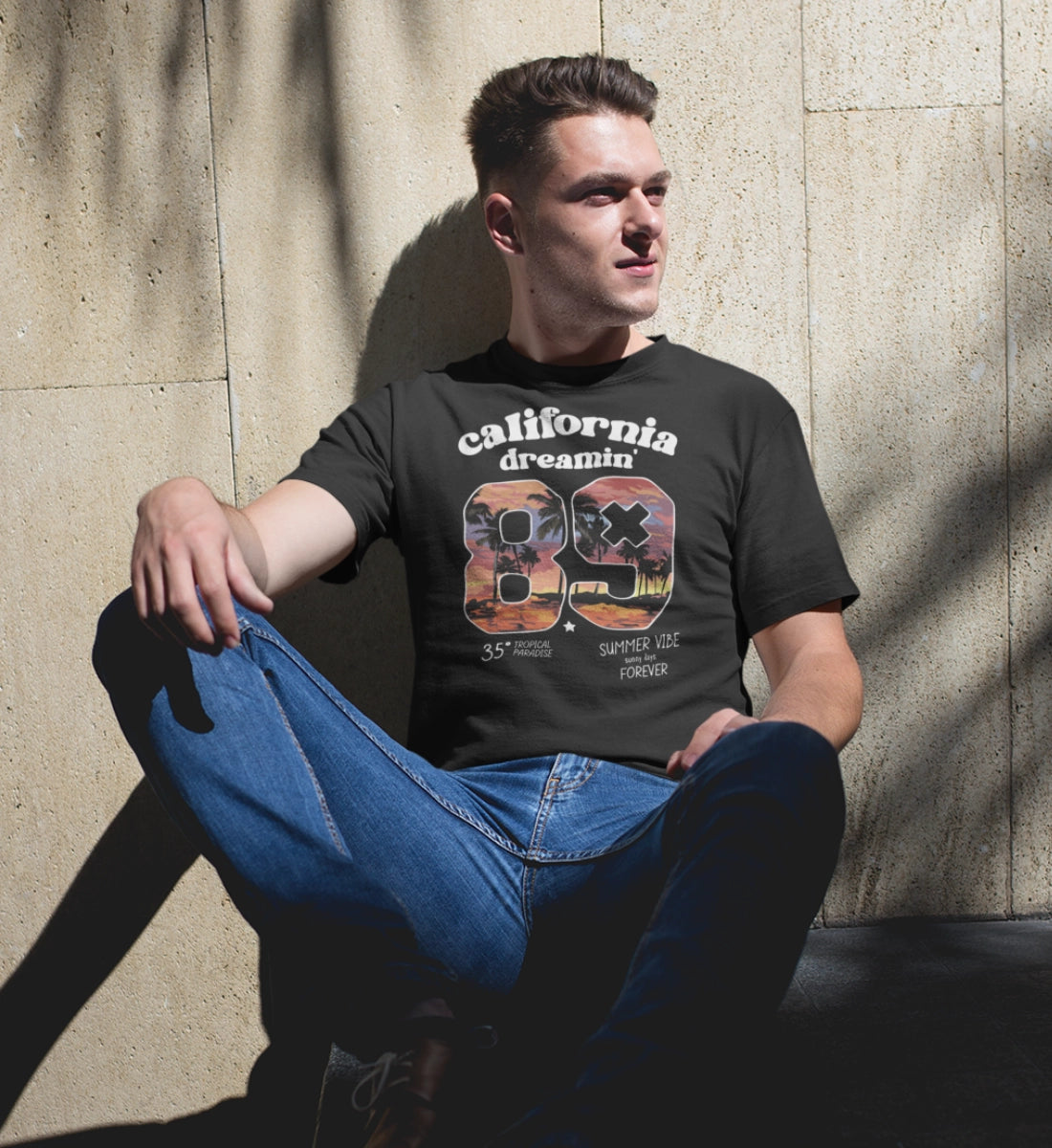 California Dreamin' - Summer Vibe Sunny Days Forever - Herren Premium Organic Shirt