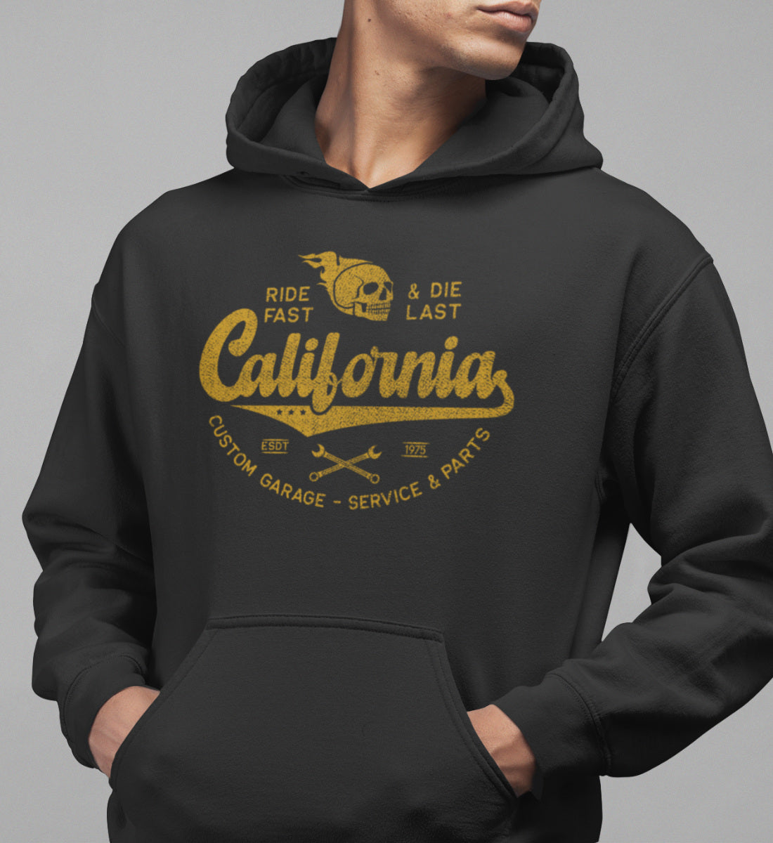 California - Ride Fast & Die Last - Unisex Organic Hoodie