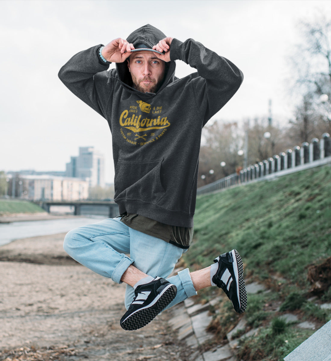 California - Ride Fast & Die Last - Unisex Organic Hoodie