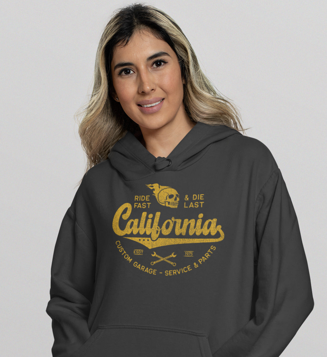 California - Ride Fast & Die Last - Damen Organic Hoodie ST/ST