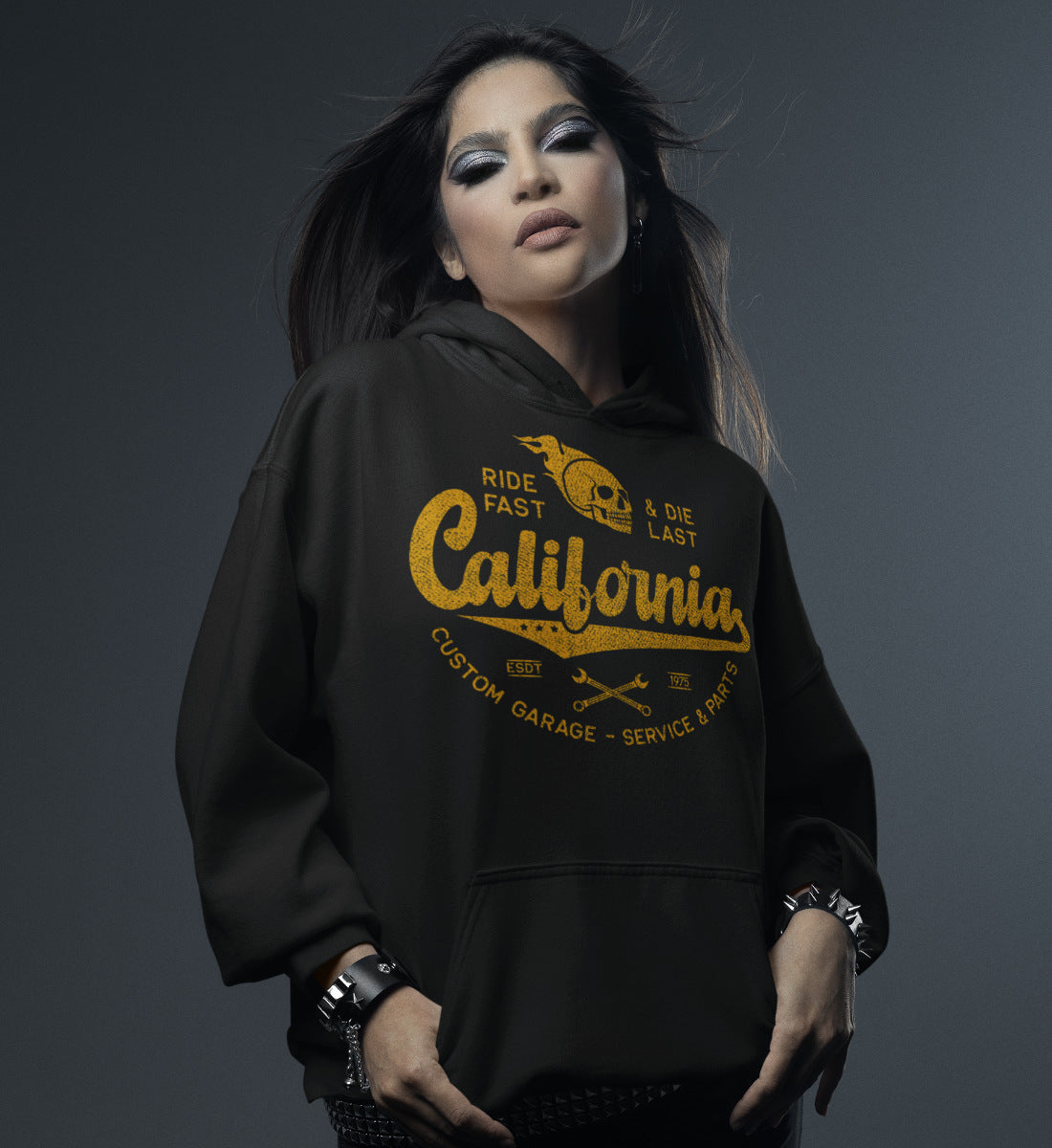 California - Ride Fast & Die Last - Damen Organic Hoodie ST/ST