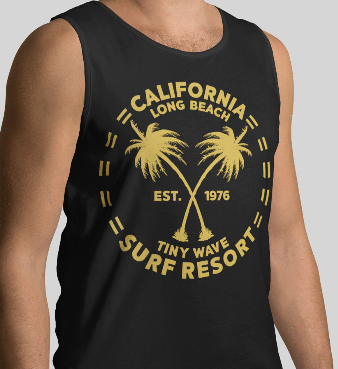 California Long Beach - Tiny Wave Surf Resort - Herren Tanktop