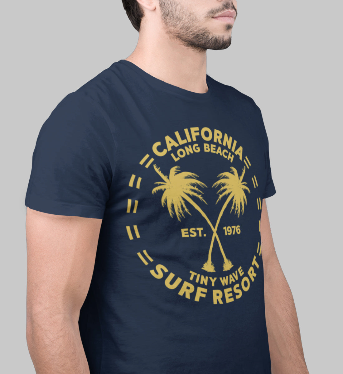California Long Beach - Tiny Wave Surf Resort - Herren Shirt