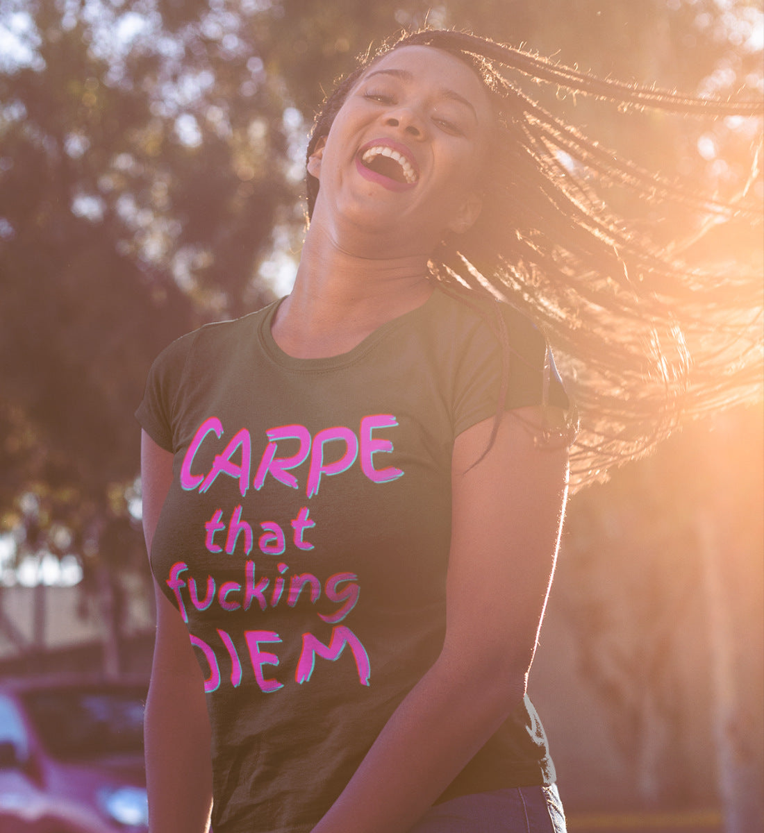 Carpe That Fucking Diem - Damen Premium Organic Shirt