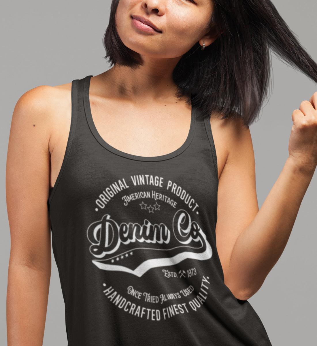 Denim Co. Original Vintage Product Handcrafted Quality - Frauen Tanktop