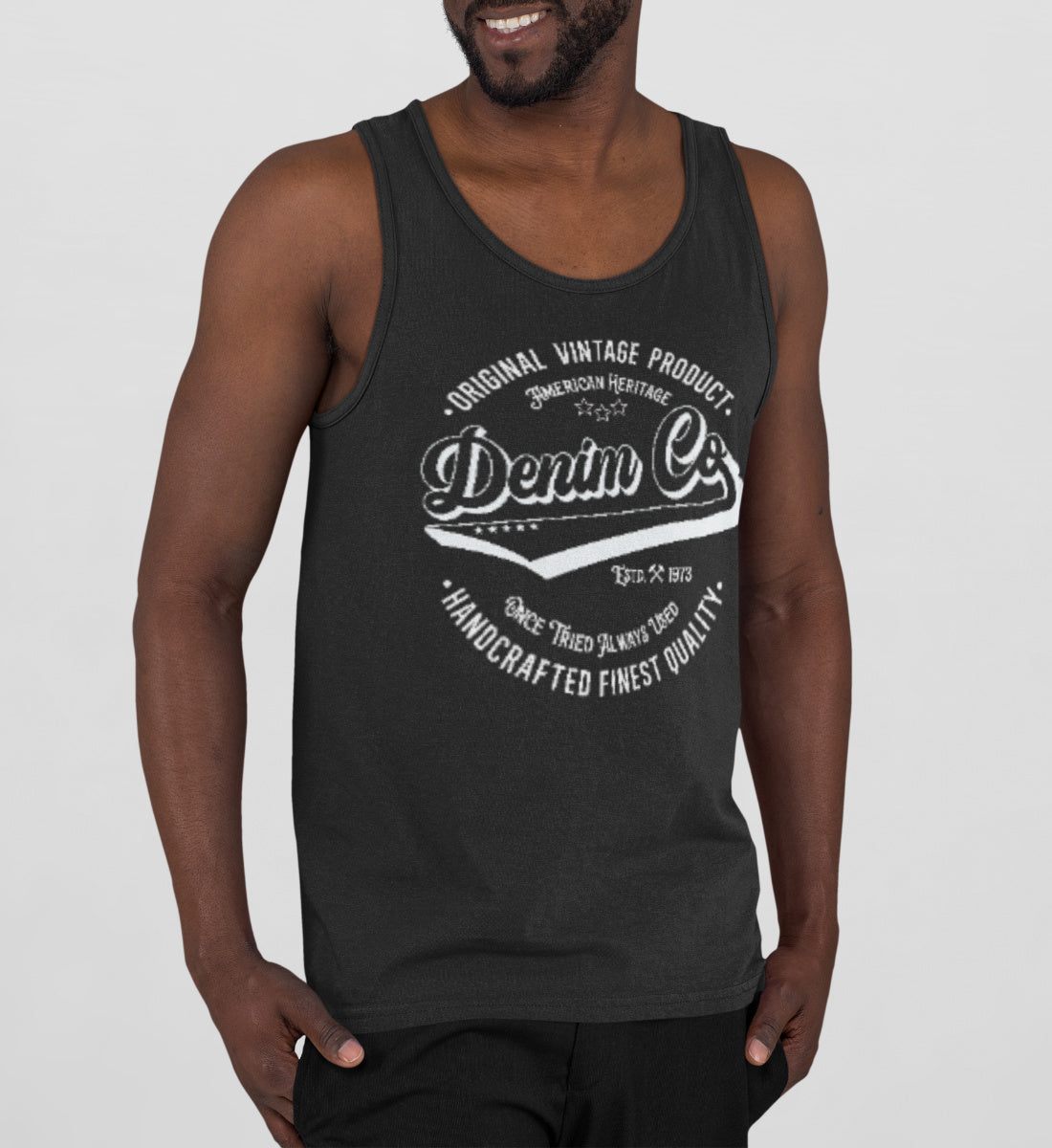 Denim Co. Original Vintage Product Handcrafted Quality - Herren Tanktop