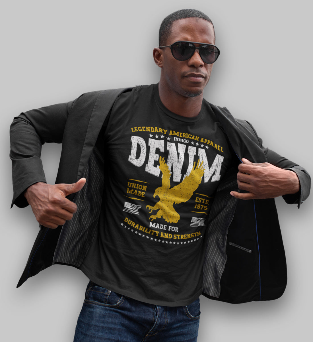 Legendary American Eagle Denim Apparel Durability & Strength - Herren Shirt