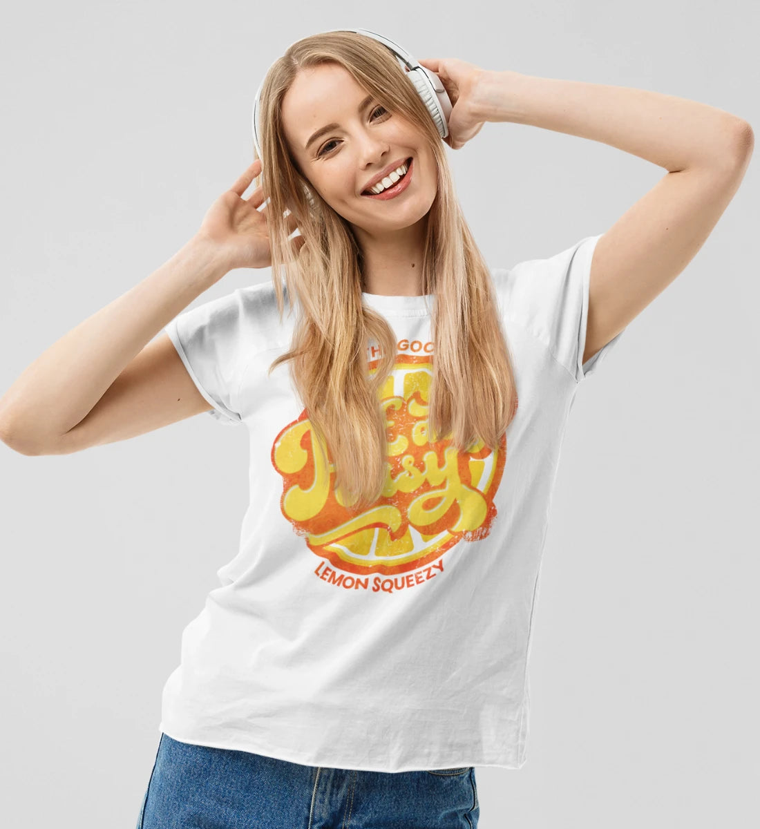 Easy Peasy Lemon Squeezy - Enjoy The Good Life - Damenshirt