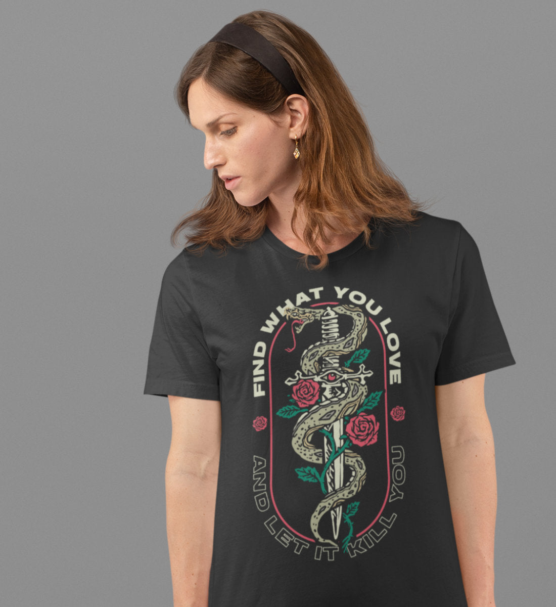 Find What You Love And Let It Kill You - Damen Premium Organic Shirt