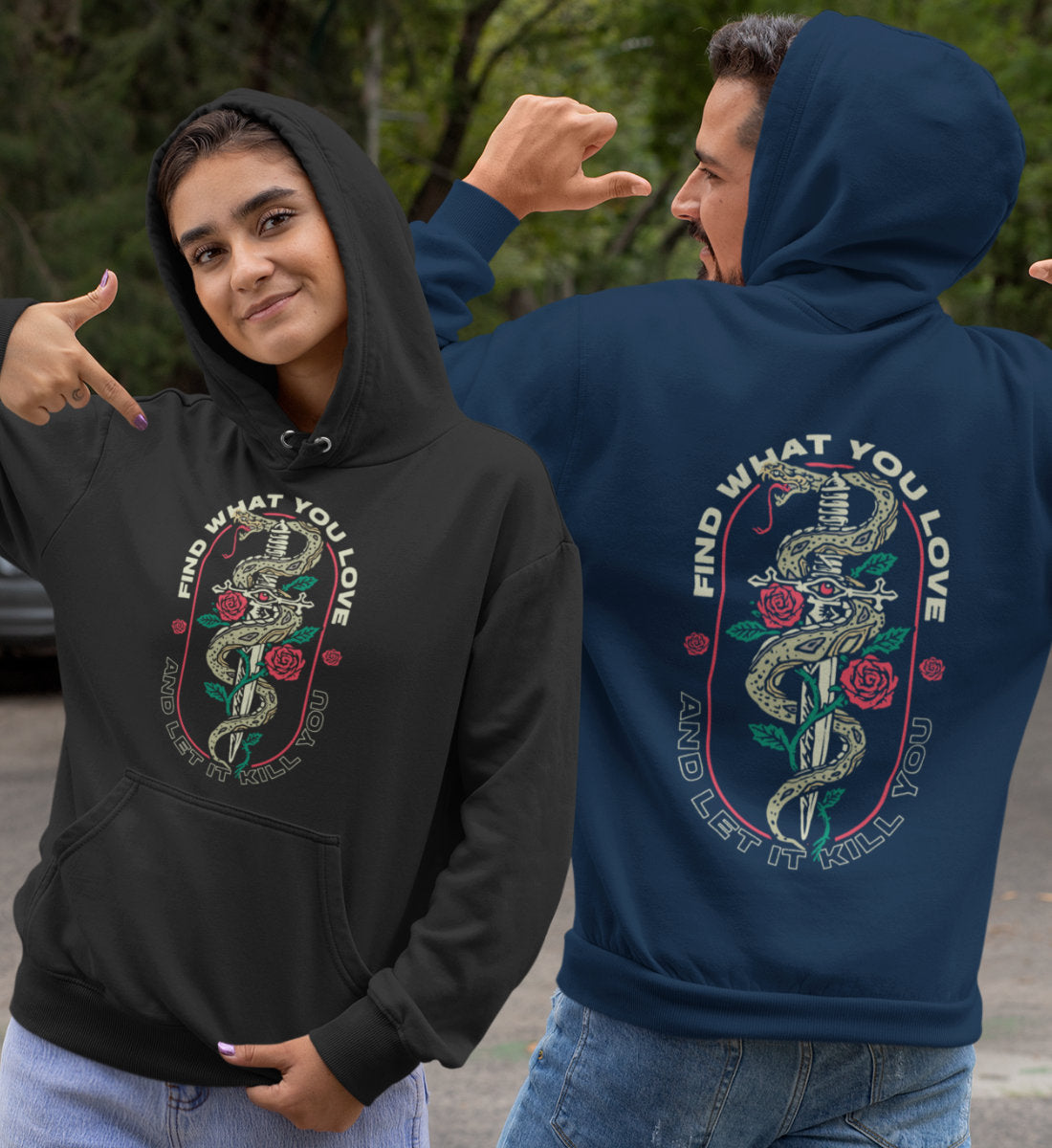Find What You Love And Let It Kill You - Unisex Organic Hoodie