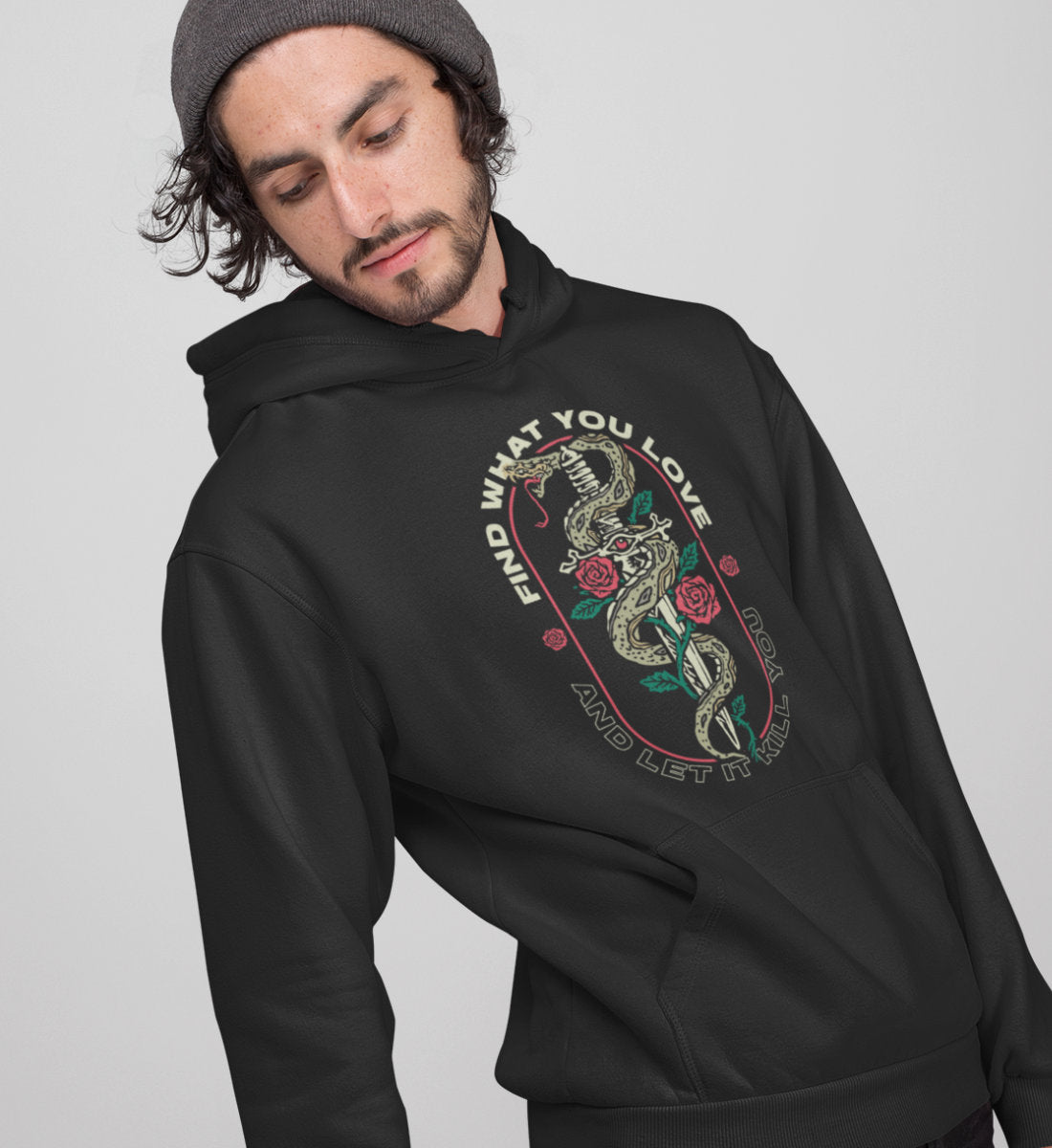 Find What You Love And Let It Kill You - Unisex Organic Hoodie