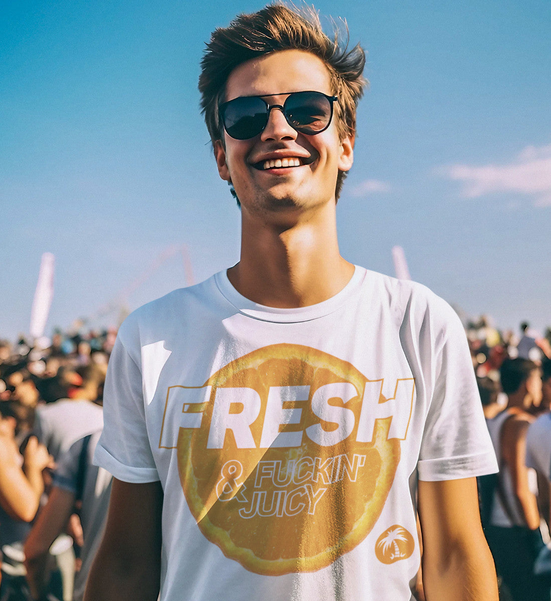 Fresh & Fucking Juicy Orange - Herren Shirt