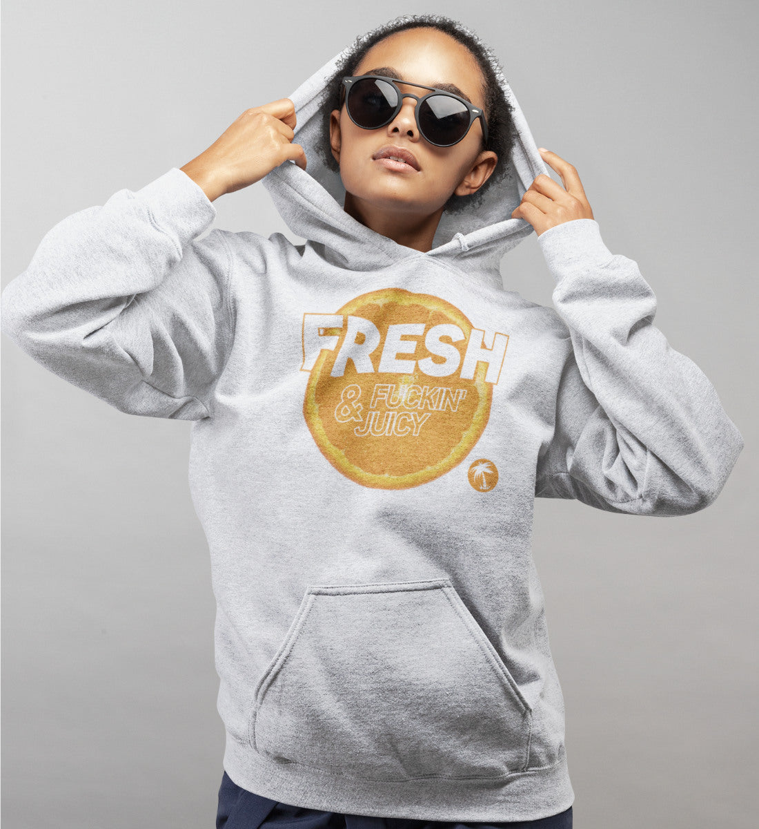 Fresh & Fucking Juicy Orange - Damen Organic Hoodie ST/ST