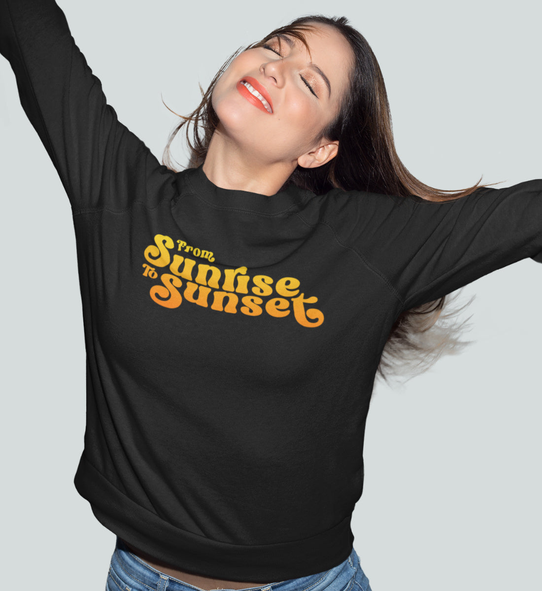 From Sunrise To Sunset - Unisex Organic Sweatshirt ST/ST