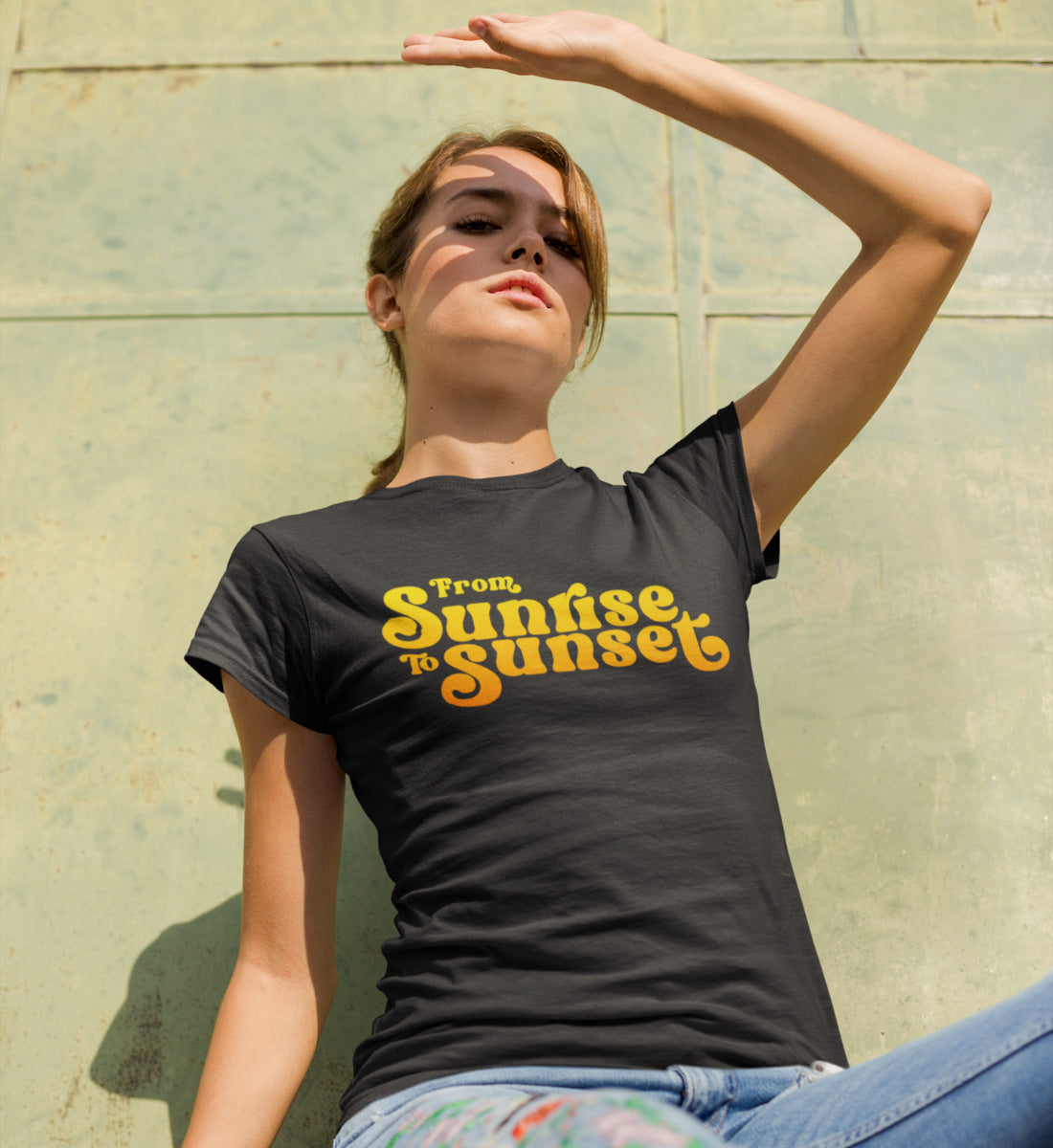 From Sunrise To Sunset - Damen Premium Organic Shirt