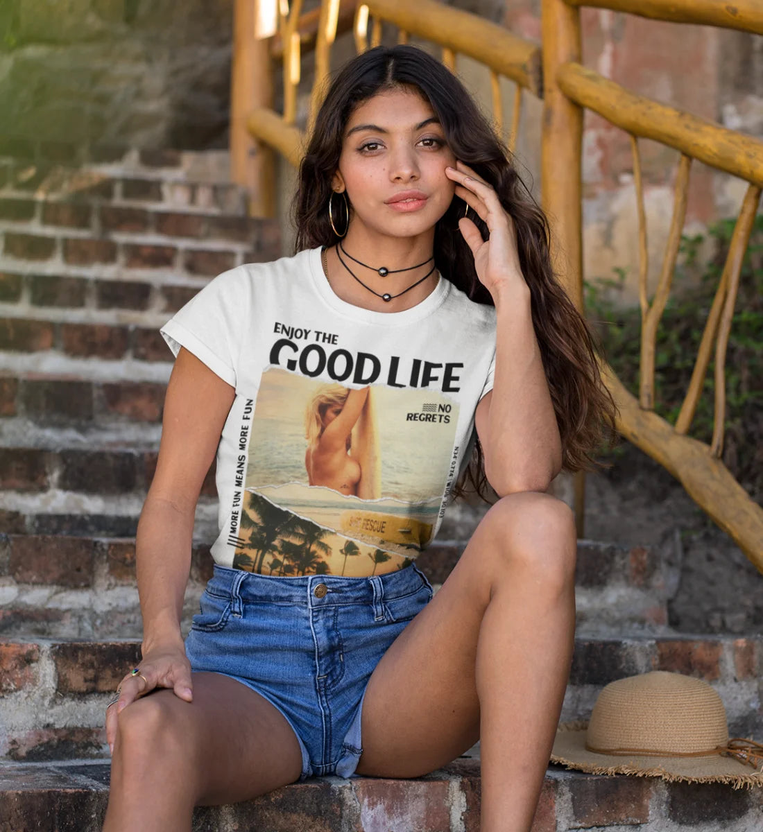 Surf - Enjoy The Good Life - Damenshirt