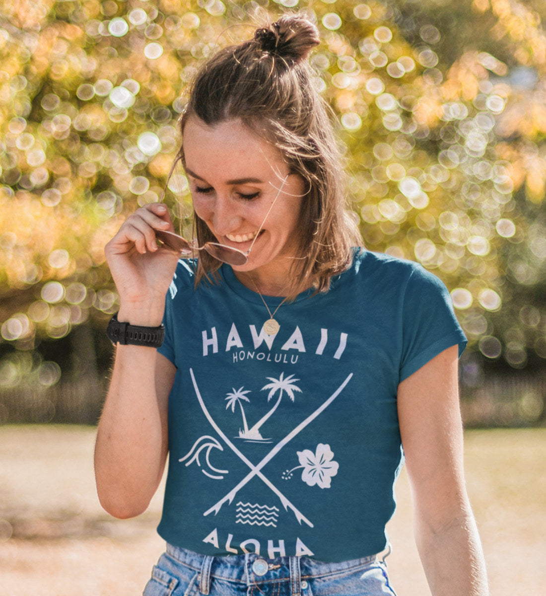 Hawaii Honolulu Surfer Style Aloha Lifestyle - Damenshirt