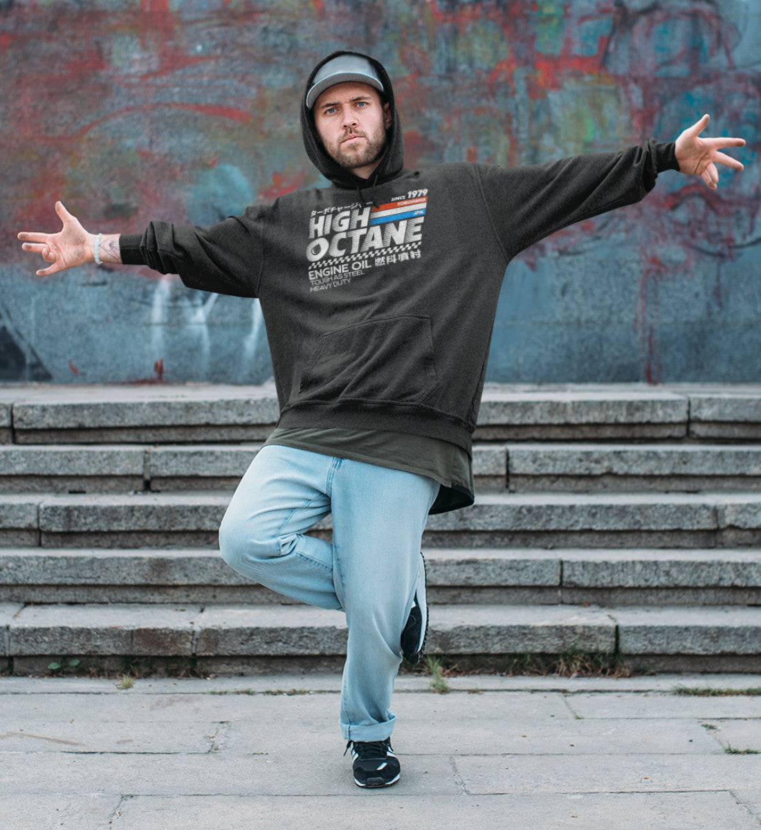 High Octane - Heavy Duty Engine Oil - Unisex Premium Organic Hoodie 2.0 ST/ST