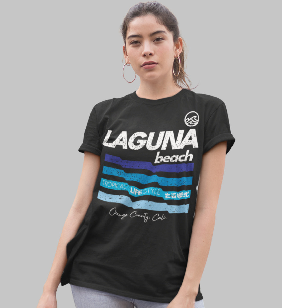 Laguna Beach Tropical Lifestyle - Damen Premium Organic Shirt
