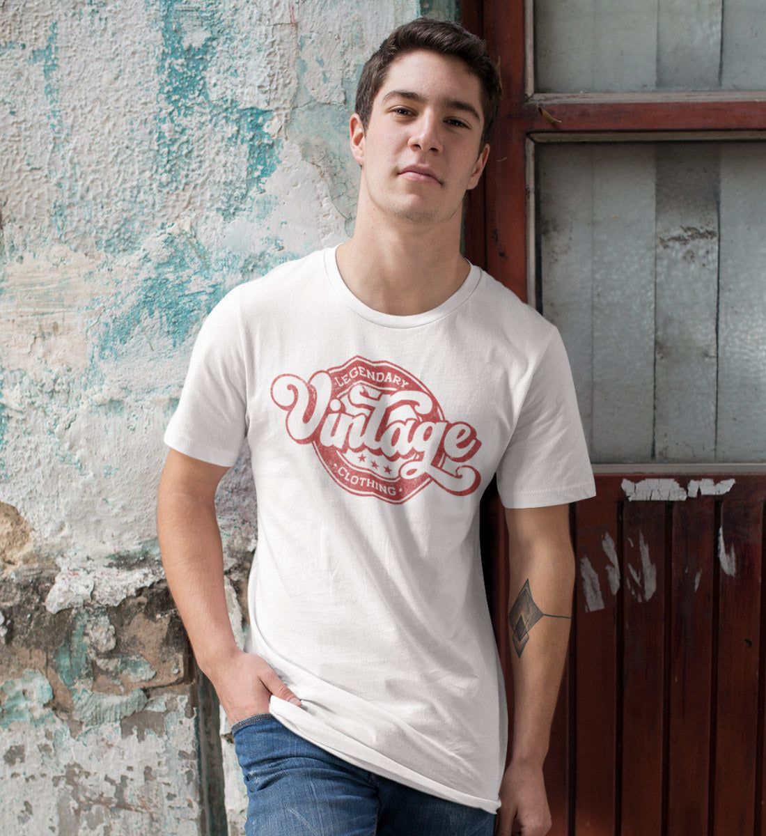 Legendary Vintage Denim Clothing - Herren Premium Organic Shirt