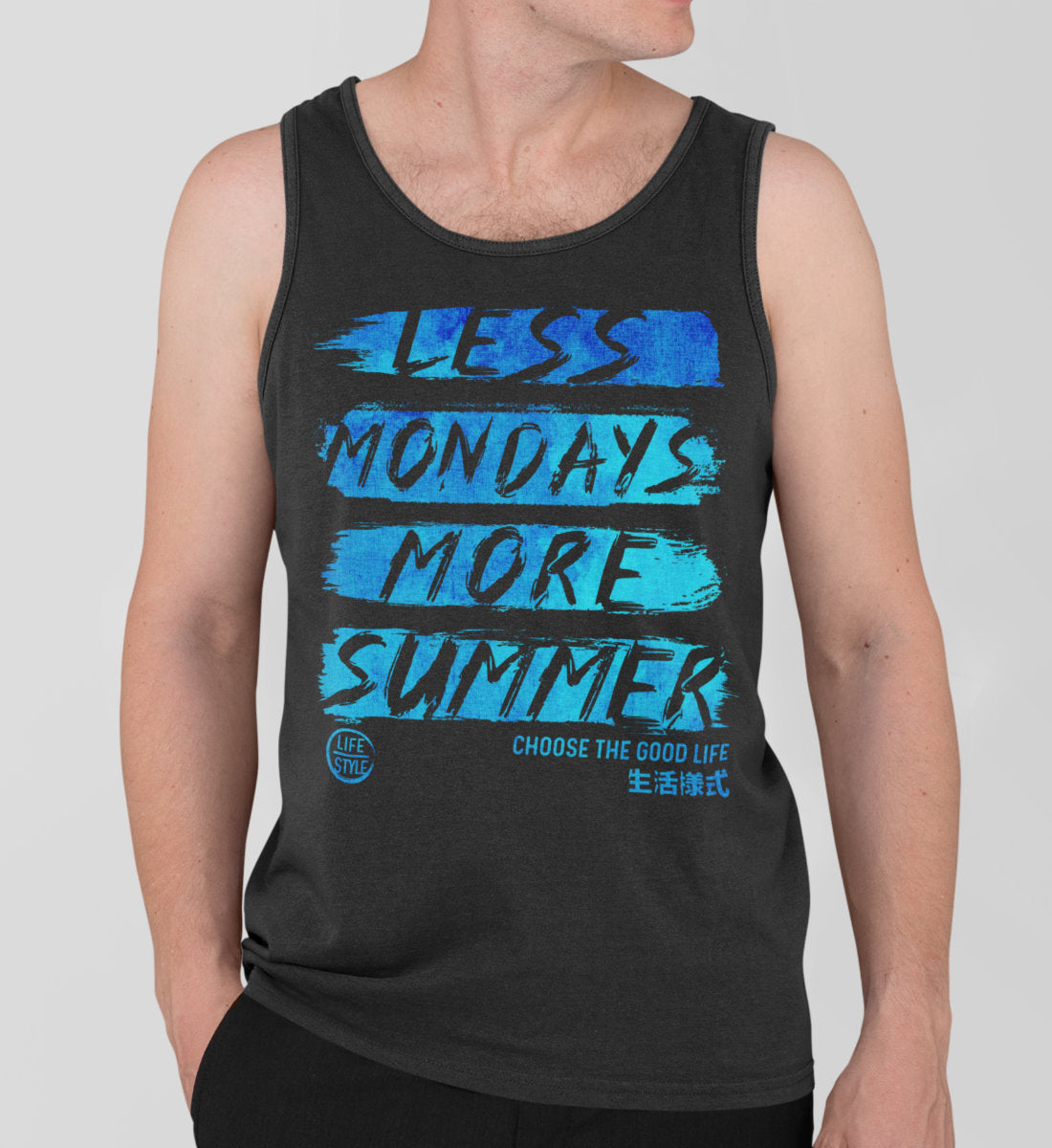 Less Mondays More Summer Lifestyle - Herren Tanktop