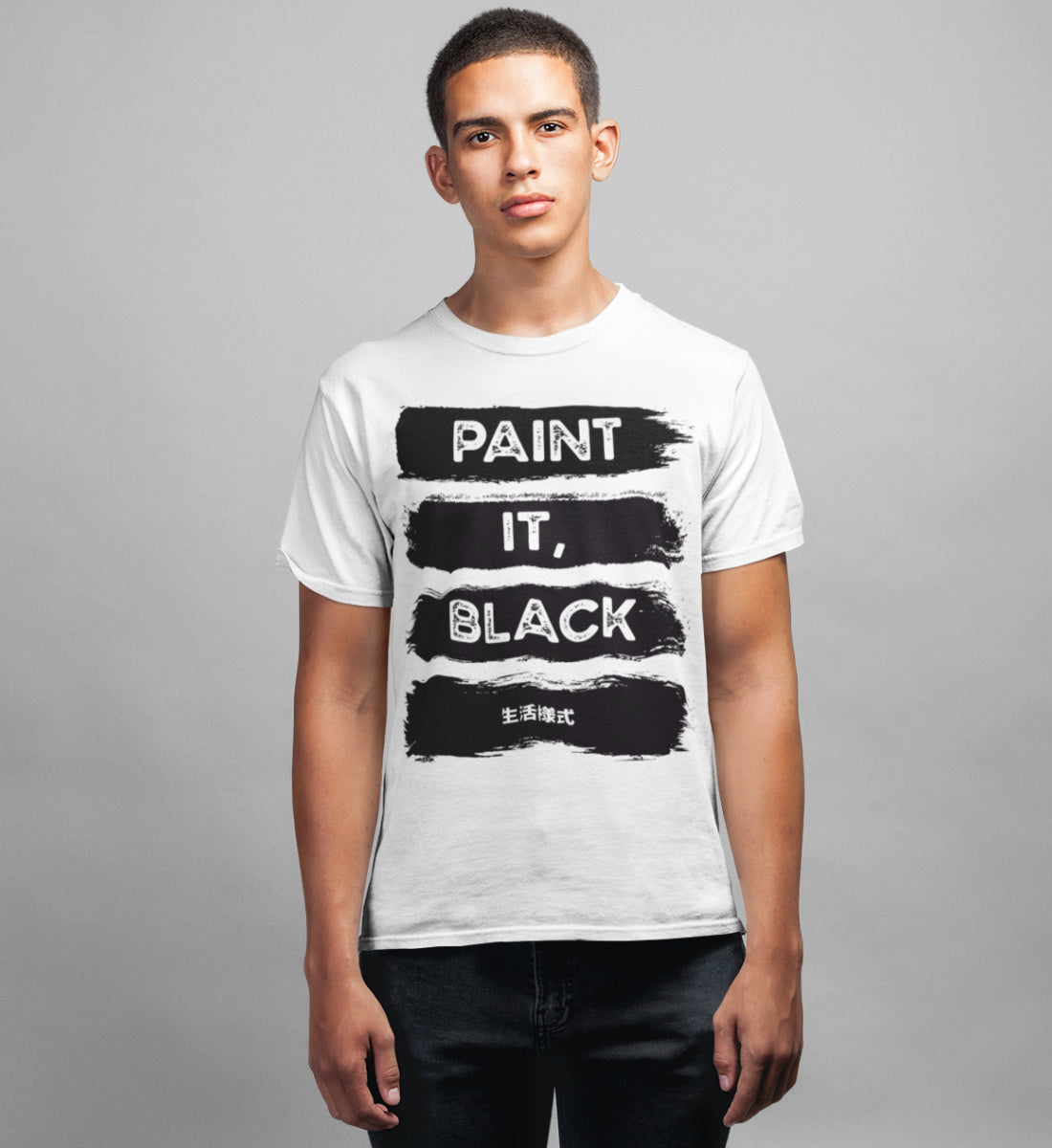 Paint It Black - Herren Premium Organic Shirt
