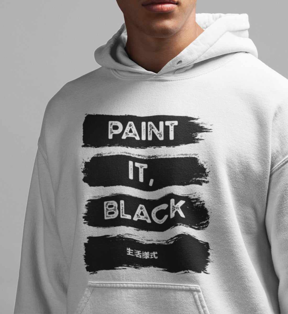 Paint It Black - Unisex Organic Hoodie