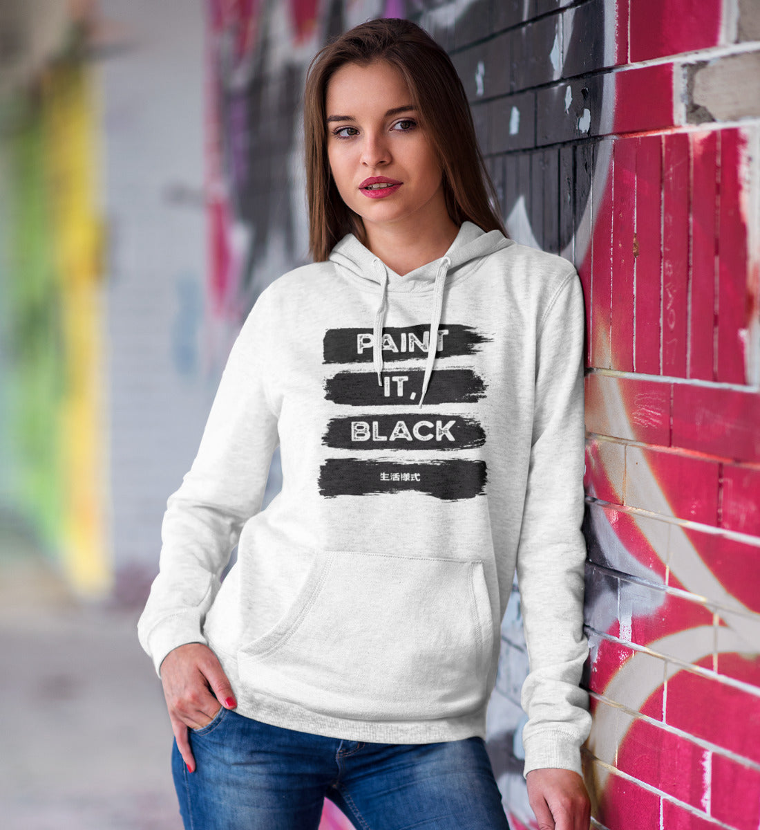 Paint It Black - Damen Organic Hoodie ST/ST