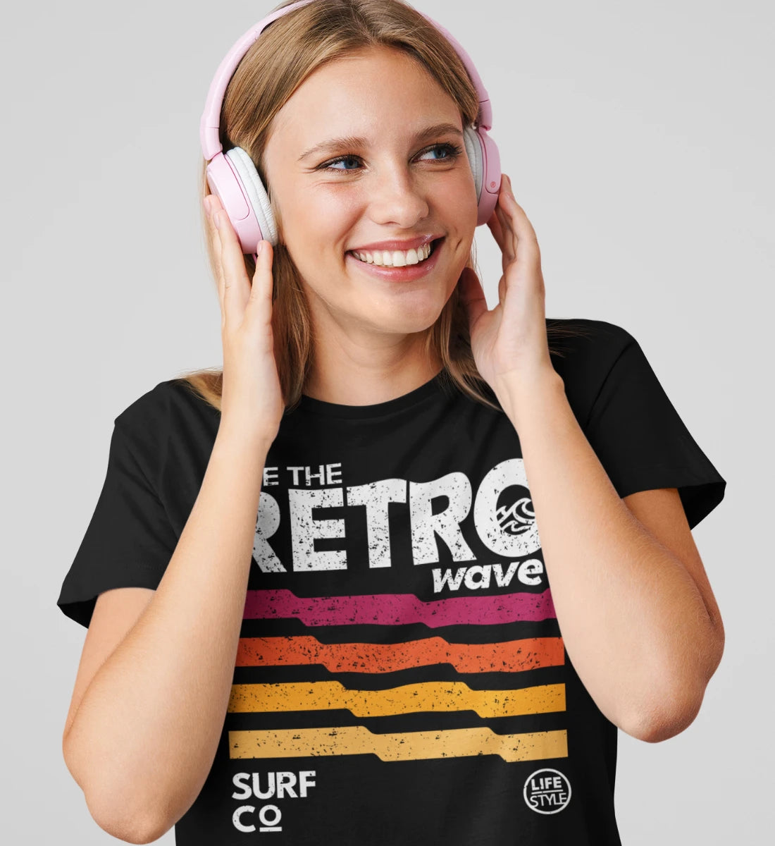 Ride The Retro Wave - Damen Premium Organic Shirt