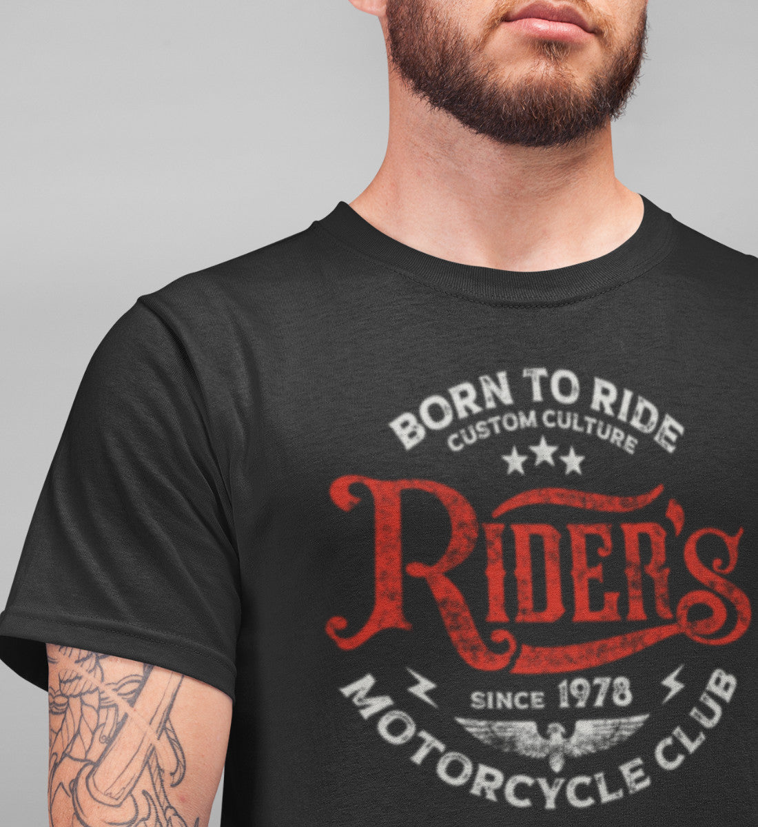 Rider's Motorcycle Club - Born to Ride - Herren Premiumshirt