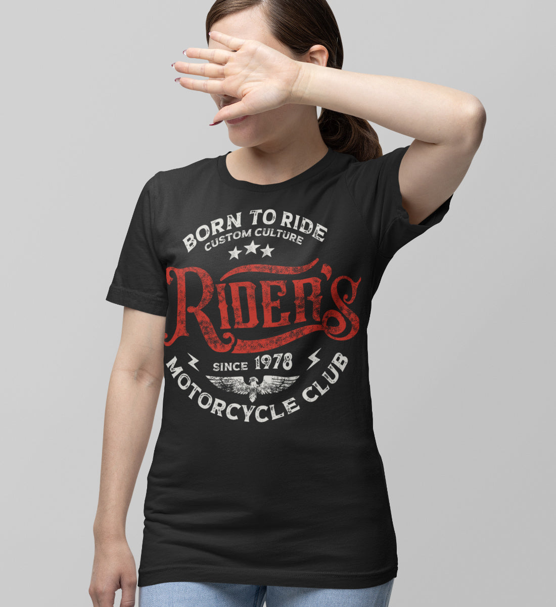 Rider's Motorcycle Club - Born to Ride - Damen Premium Organic Shirt