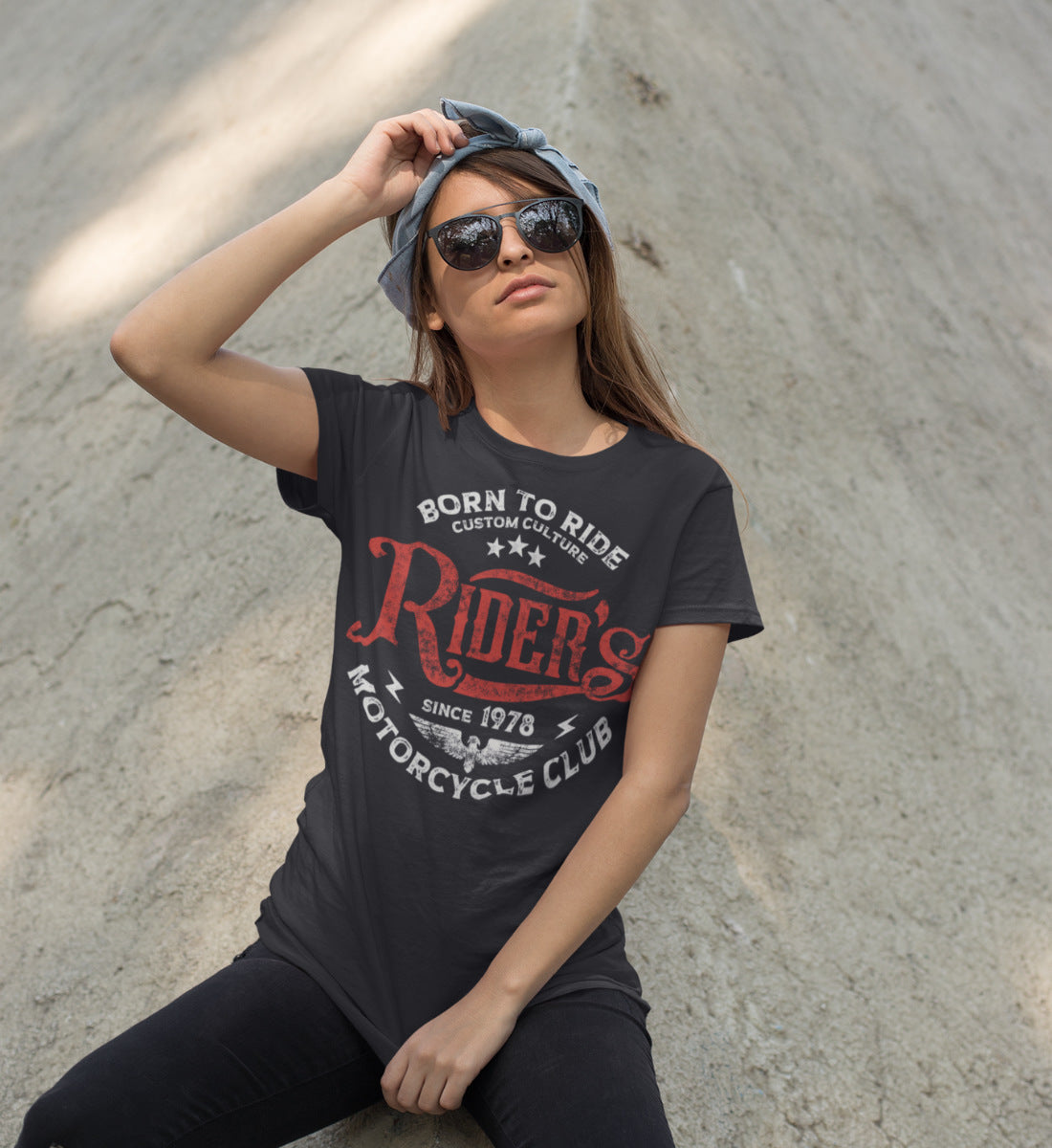 Rider's Motorcycle Club - Born to Ride - Damen Premium Organic Shirt