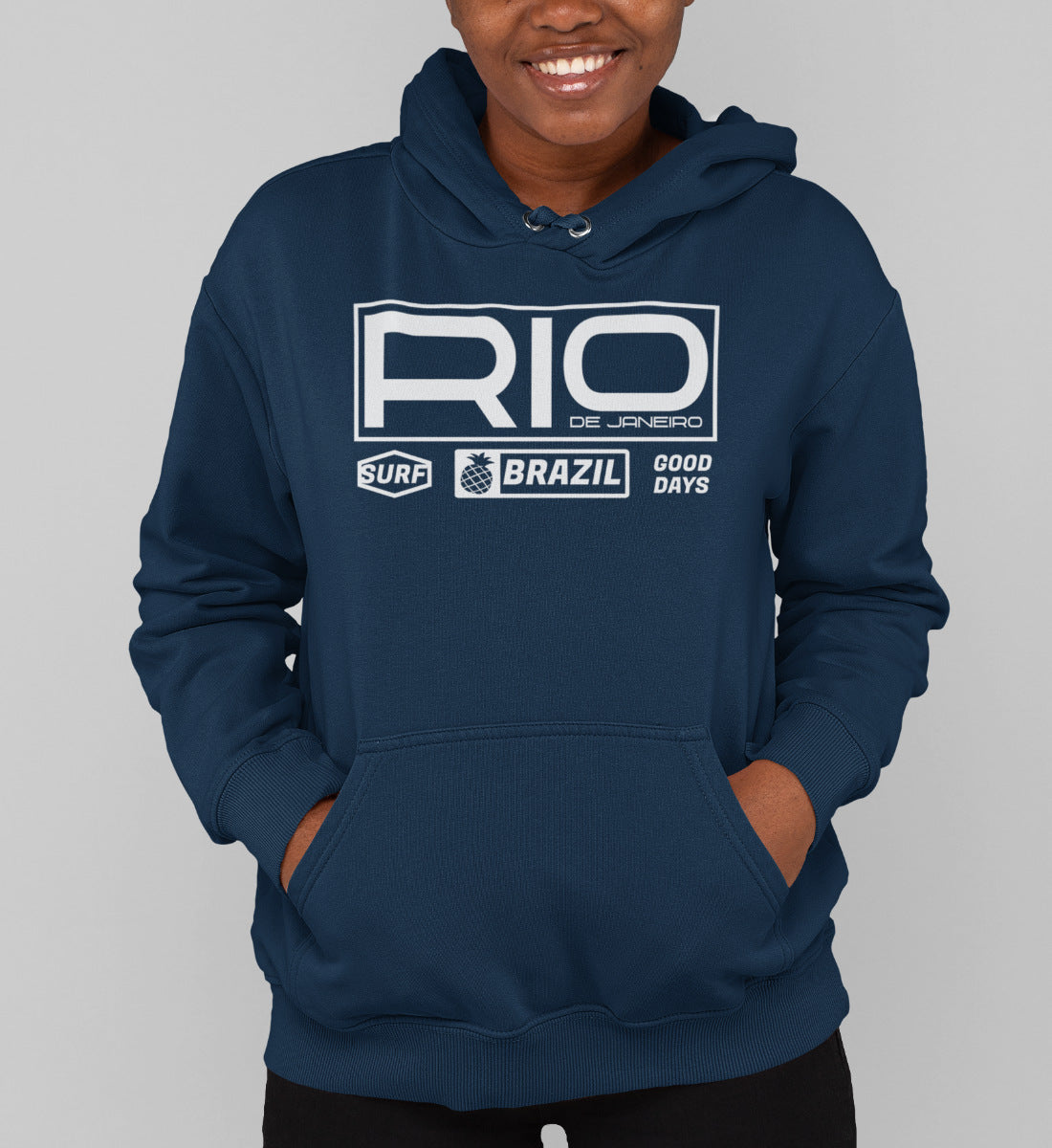 Rio de Janeiro Brazil - Damen Organic Hoodie ST/ST