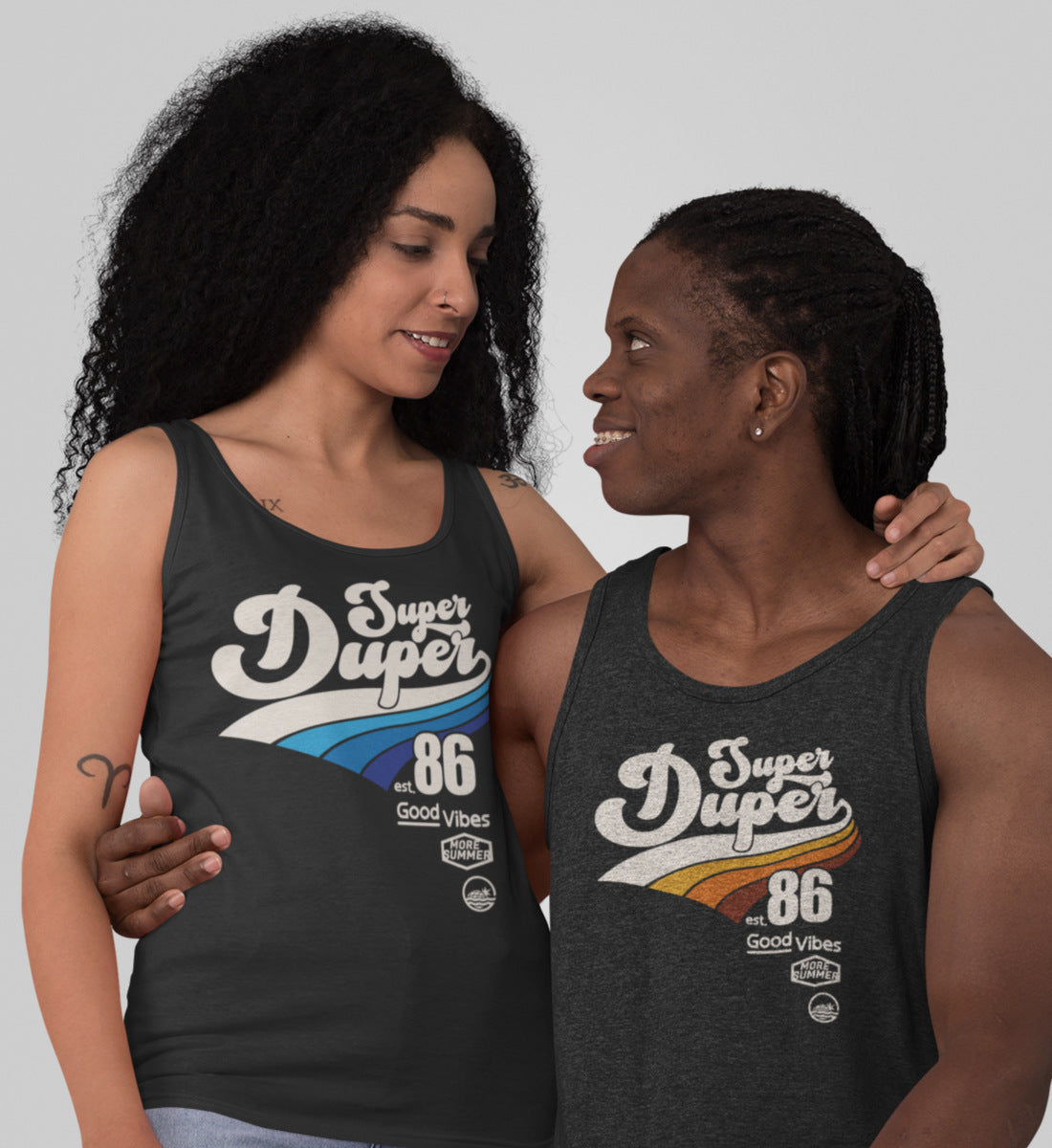 Super Duper Good Vibes - Damen Premium Organic Tanktop ST/ST