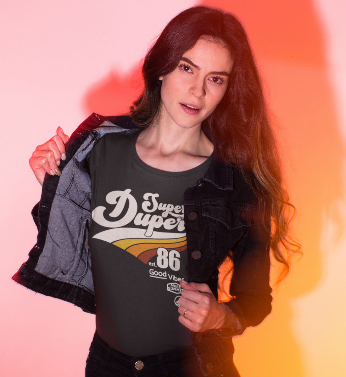 Super Duper Good Vibes - Damen Premium Organic Shirt