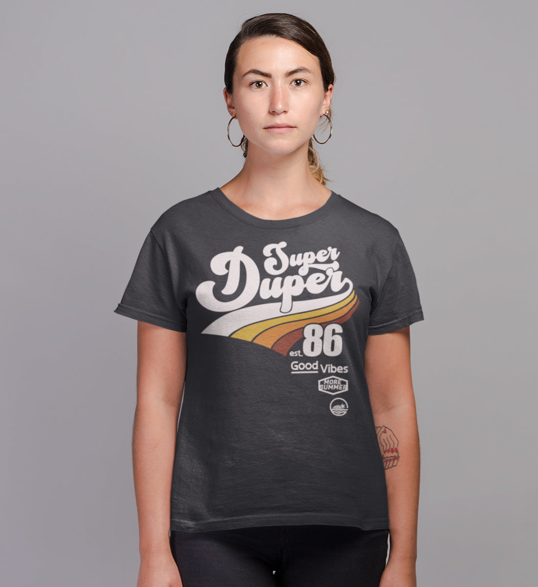 Super Duper Good Vibes - Damen Premium Organic Shirt