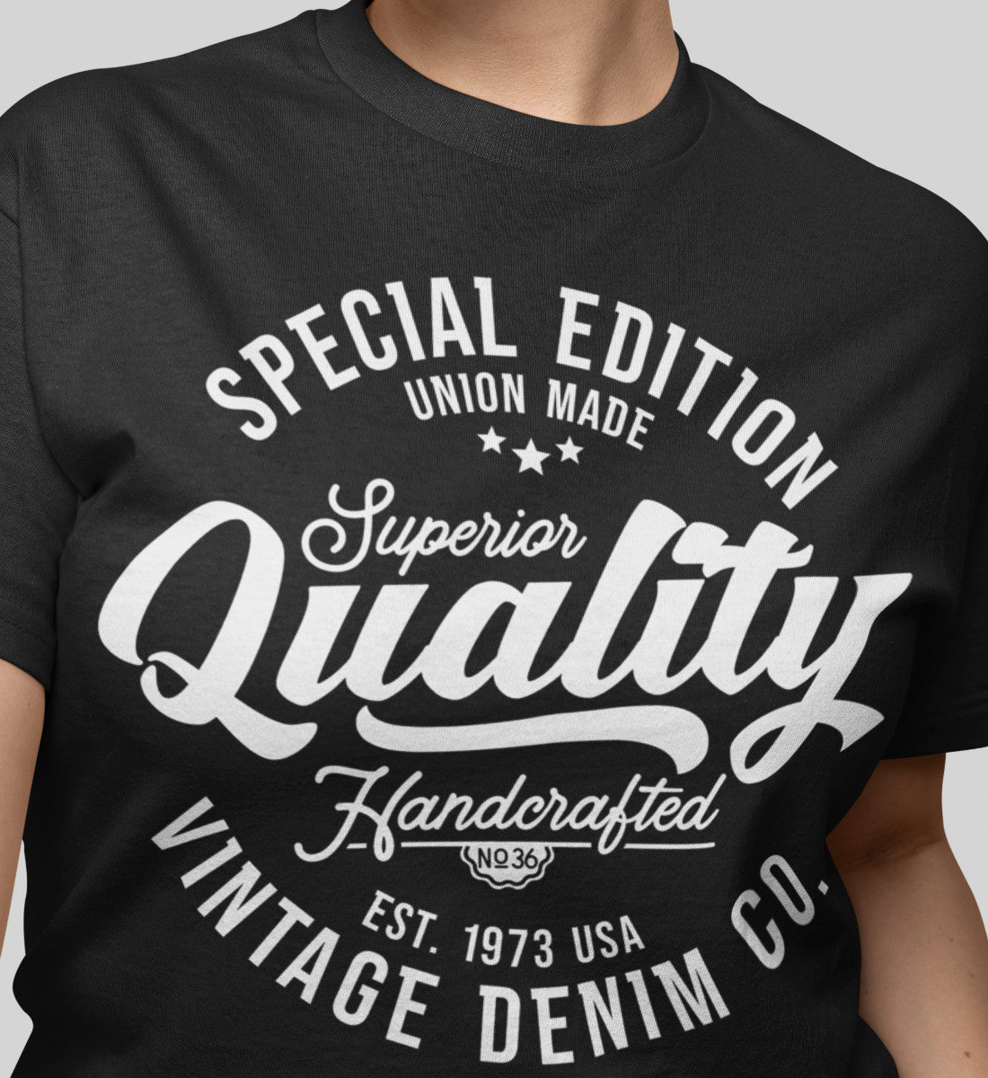 Superior Quality Handcrafted Vintage Style Denim - Damenshirt