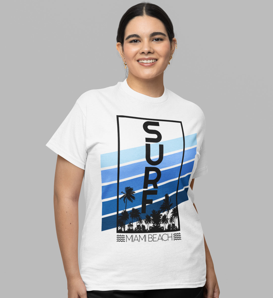 Surf Miami Beach - Damen Premium Organic Shirt