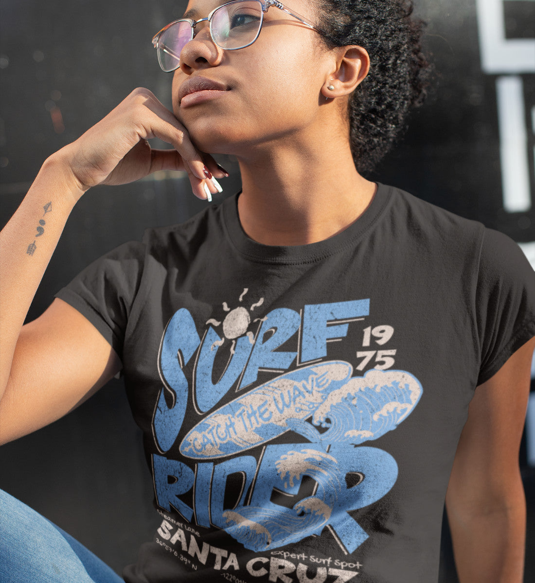 Surf Rider Santa Cruz California - Damenshirt